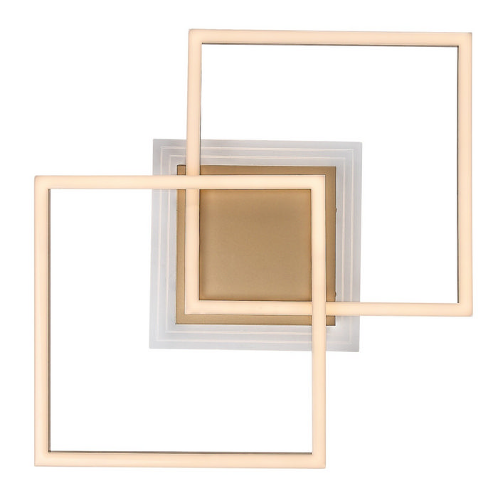 Ottavia φωτιστικό οροφής LED 28W χρυσό (71489) - Image 4