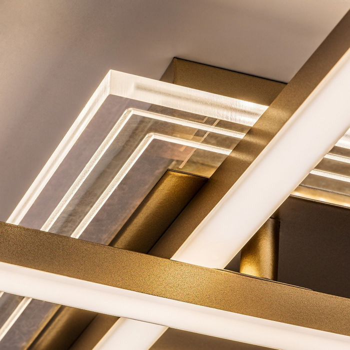 Ottavia φωτιστικό οροφής LED 28W χρυσό (71489) - Image 5