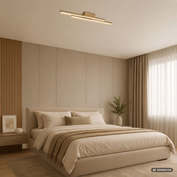 Lirien φωτιστικό οροφής LED 12W χρυσό (71494) - Image 6