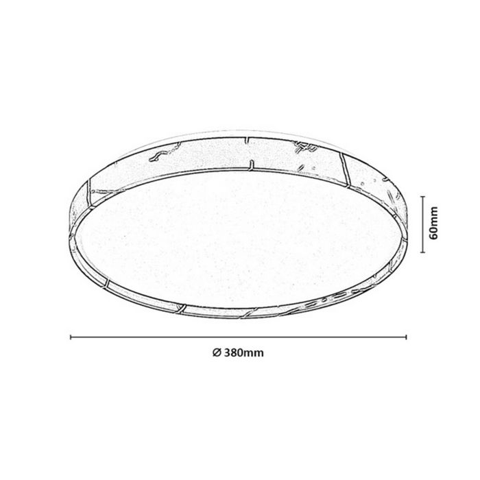 Teresia φωτιστικό οροφής LED 24W CCT dimmable λευκό (71518) - Image 12