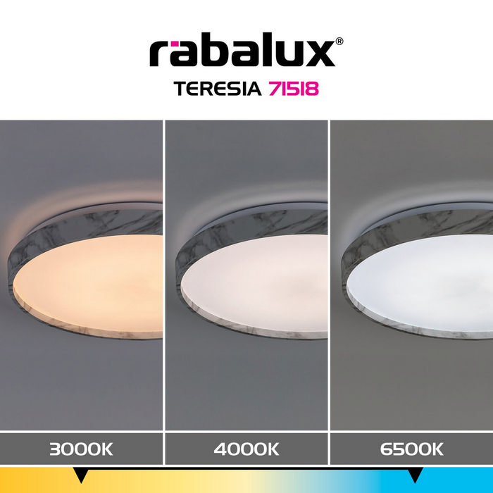 Teresia φωτιστικό οροφής LED 24W CCT dimmable λευκό (71518) - Image 11