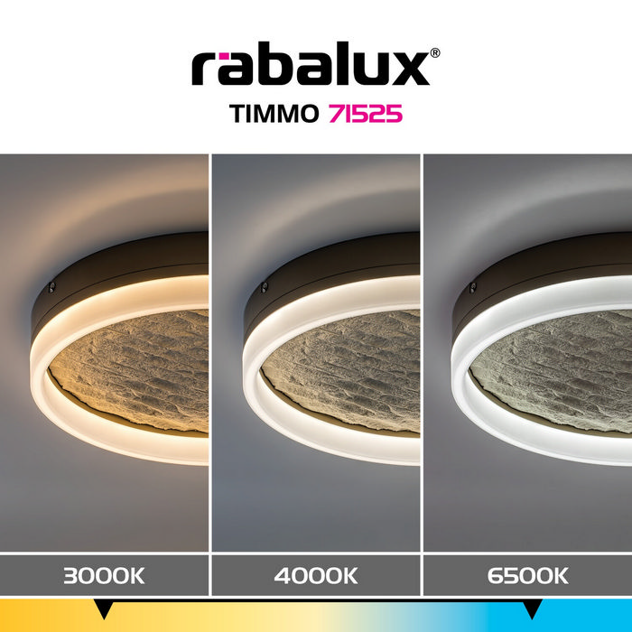 Timmo φωτιστικό οροφής LED 24W CCT dimmable μπεζ (71525) - Image 13
