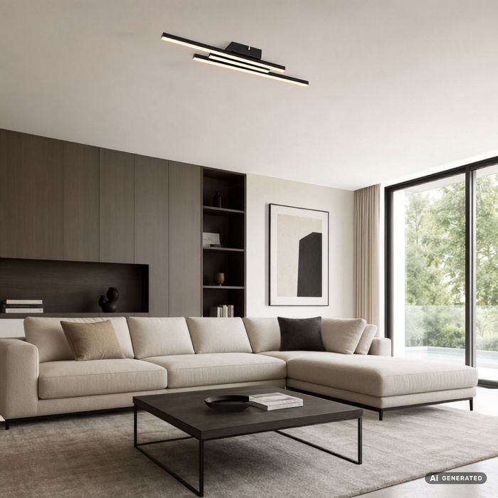 Lirien φωτιστικό οροφής LED 18W 3000K μαύρο (71528) - Image 6