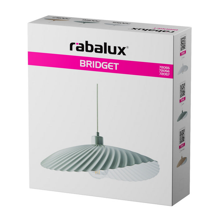 Bridget κρεμαστό φωτιστικό οροφής E27 λευκό 47cm (72055) - Image 6