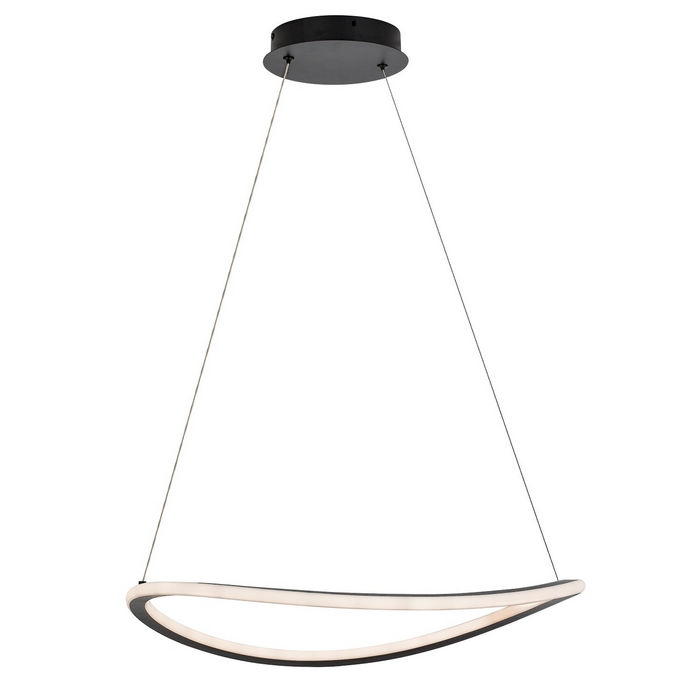 Malira κρεμαστό φωτιστικό οροφής LED 45W CCT dimmable μαύρο 53cm (72340) - Image 2
