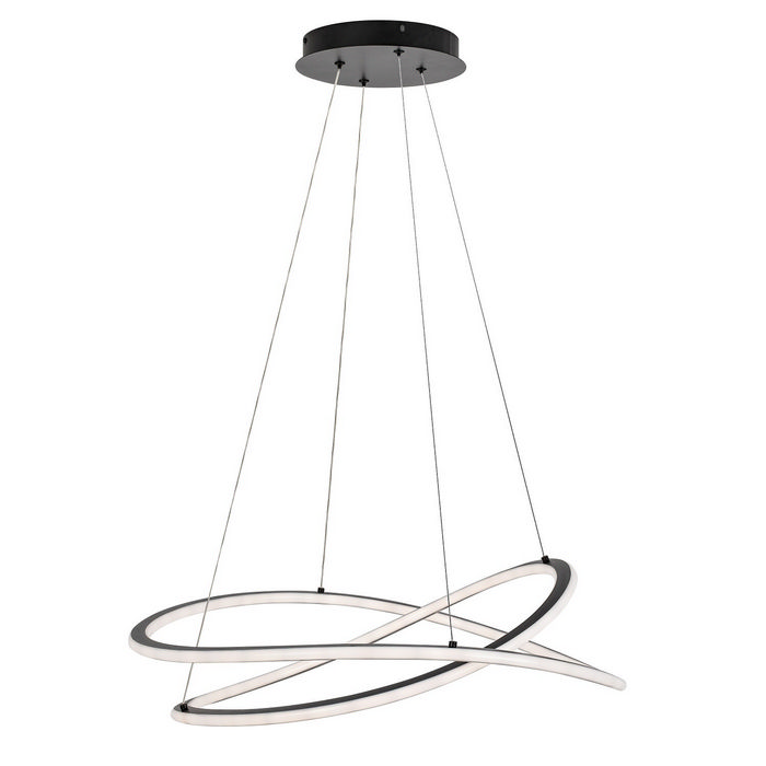 Malira κρεμαστό φωτιστικό οροφής LED 75W CCT dimmable μαύρο (72341) - Image 2