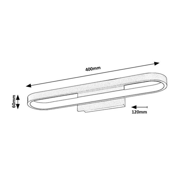 Odran φωτιστικό μπάνιου LED 15W 4000K 40cm χρυσό (75055) - Image 5