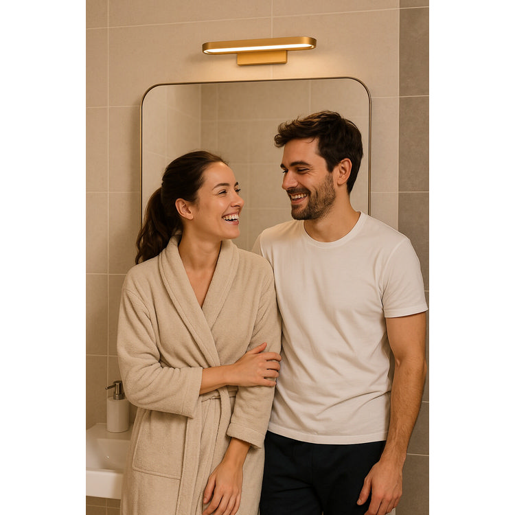 Odran φωτιστικό μπάνιου LED 15W 4000K 40cm χρυσό (75055) - Image 6