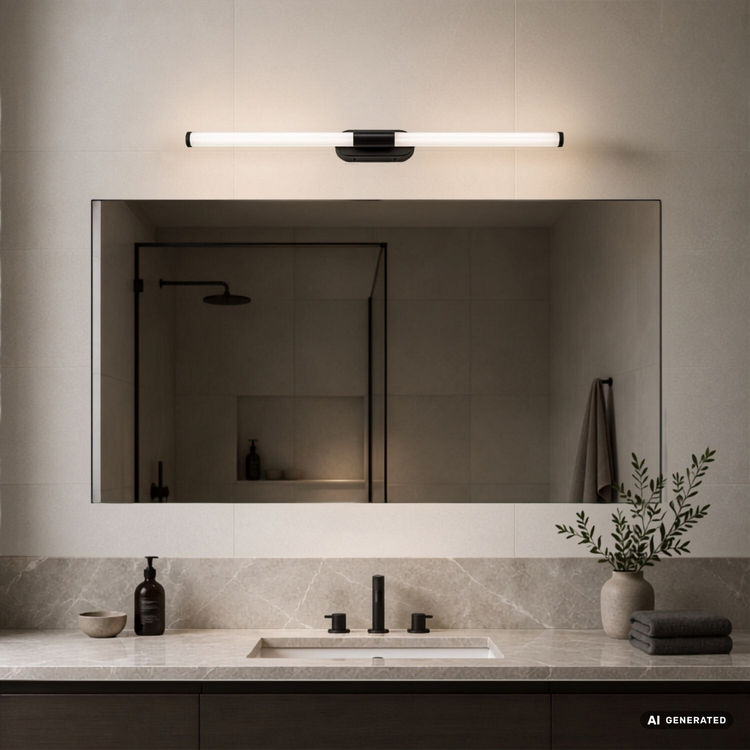 Tenebra φωτιστικό μπάνιου LED 8W 4000K 60cm μαύρο (75097) - Image 6