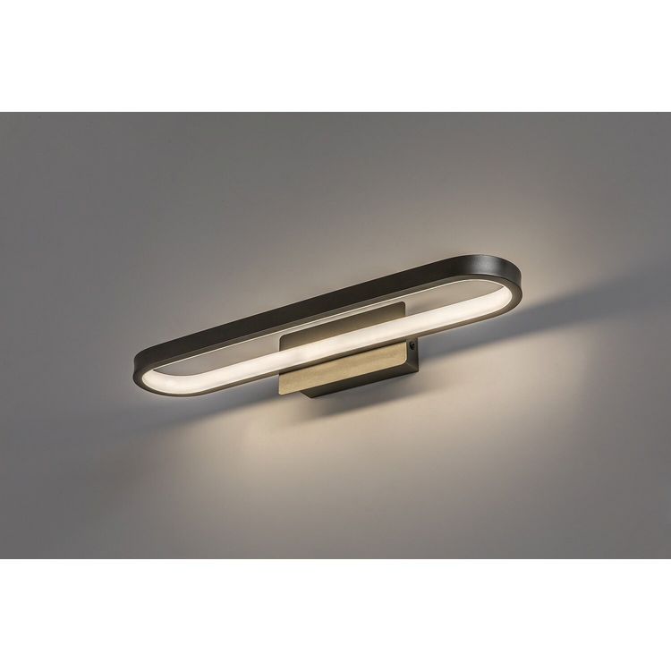 Odran φωτιστικό καθρέπτη μπάνιου LED 15W 4000K IP44 40cm ανθρακί (75114) - Image 4