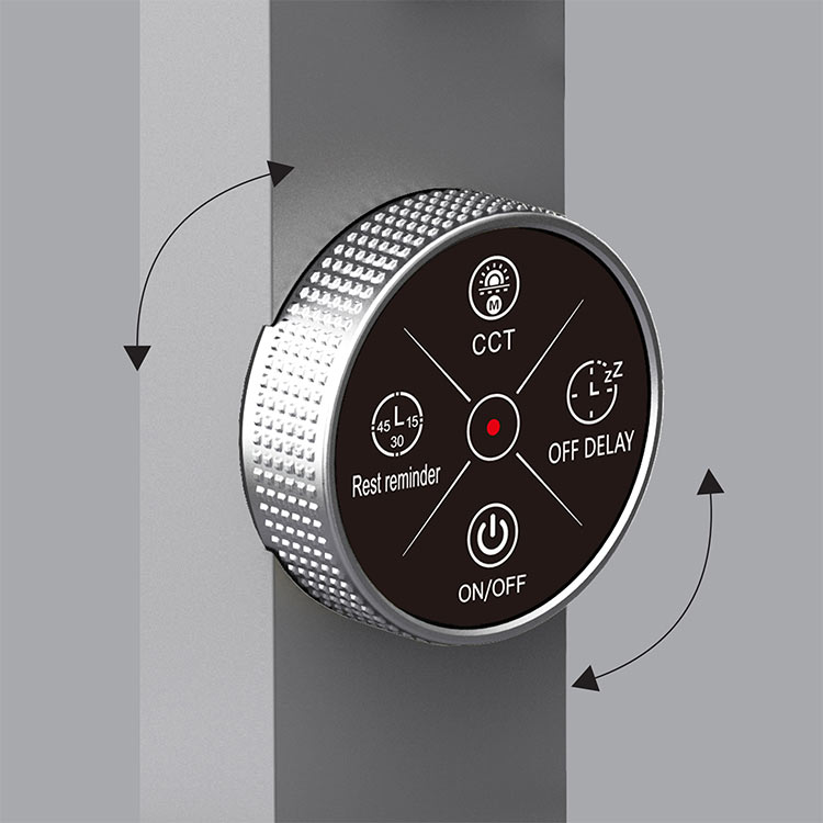 Φωτιστικό γραφείου BL1167G Led 12W μεταλλικό γκρι CCT - Image 4
