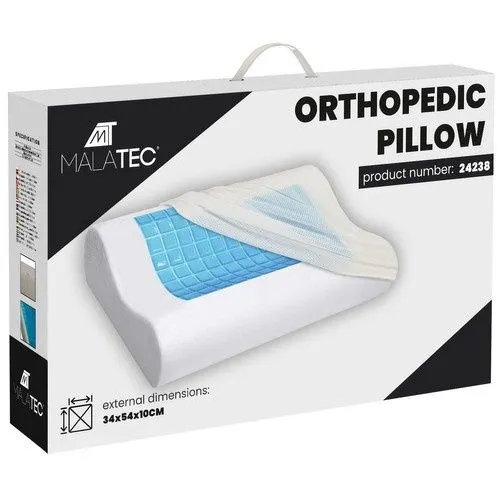Μalatec ορθοπεδικό μαξιλάρι ύπνου Memory Foam με ψυκτικό gel (24238) - Image 2