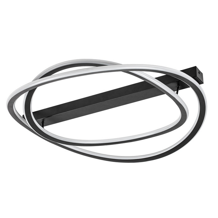 Malira φωτιστικό οροφής LED 75W CCT dimmable μαύρο 65cm - Image 2